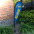 College Flags  and  Banners Co. Delaware Blue Hens Small Feather Garden Flag