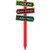 amscan Christmas Multicolored Cardboard Arrow Yard Stake   Party Decoration