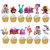 24PC ABBY ABBEY HATCHER PARTY CUPCAKE TOPPER CAKE TOPPERS DECORATION THEME BIRTHDAY A2
