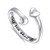 S925 Sterling Silver Unadjustable Heart Semicolon This Too Shall Pass Ring  This too shall pass 6