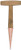 Esschert Design GT121 Copper Plated Dibber