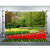 VVM 7x5ft Garden Backdrop Spring Scenery Photography Background Trees Blooming Flowers Photo Shoot Props Photoshoot Backdrop VV080