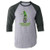 Pop Threads Here Come Dat Boi Meme Frog Funny Unicycle Gray XL Raglan Baseball Tee Shirt