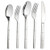 Lesbin 30-Piece Stainless Steel Flatware Silverware Service for 6