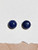 8mm Natural Sodalite Gemstones and Sterling Silver Post Earrings