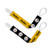 MasterPieces Baby Fanatic NFL Pittsburgh Steelers 2-Pack Pacifier Clips One Size Team Color