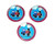 Creative Converting All Aboard Train Birthday Party 7" Plates (24)