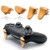 TOMSIN Replacement Triggers for PS4 Slim  PS4 Pro Controller Aluminum Metal L1 R1 L2 R2 Trigger Buttons for PS4 Controller Gen 2  Gold