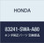 Honda Genuine 83241-SWA-A80 Grab Rail Bracket