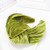 Gold Velvet Wide Side Hairband Knotted Headband Bezel Turban Women Vintage Lady Girls Hair Accessories Headwear Head Hoop