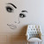 jwiaw 64 X 56 cm Hairdressing Beauty Girl Portrait Wall Art Decals Woman Long Lashes Vinyl Wall Stickers Beauty Salon Makeup Nail Salon Art Decor jwiaw 64 X 56 cm Hairdressing Beauty Girl Portrait Wall Art Decals Woman Long Lashes Vinyl Wall Stickers Beauty Salon Makeup Nail Salon Art Decor