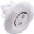Waterway Plastics 806105029645 Internal 5 Scalloped Pulsator White Adjustable Mini Jet