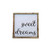 Sweet Dreams Farmhouse Style Framed Sign Multiple Sizes Available