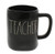 Rae Dunn by Magenta TEACHER Black LL Coffee Mug