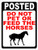 Joycenie Road Sign Aluminum Metal Sign Posted Do Not Pet or Feed Horses Sign Safety for Horse Stables  and  Pastures Warning Sign Indoor and Outdoor 12x16 Inch