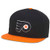 AMERICAN NEEDLE Outfield NHL Team Hat Philadelphia Flyers Black Orange  41722A-PHF