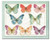 CounterArt Rainbow Butterflies Glass Cutting Board 15 x 12 inch