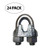 Wire Rope Clamp | Wire Rope Clip | Wire Cable Clamps 3/16 inch Zinc Plated - 24 Pack