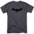 Batman Bat DC Comics T Shirt  and  Stickers  XX-Large  Charcoal
