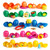 Neliblu Emoji Toy Filled Easter Eggs - 30 Bright and Colorful 2.5" Surprise Eggs With Emoji Toys By