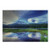 Ambesonne Mt Rainier Cutting Board Daytime Scenic Picturesque of National Park Washington Cloudy Sky Reflection Decorative Tempered Glass Cutting and Serving Board Small Size Multicolor