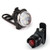 Muranba Rechargeable LED Bike Light Bicycle Lamp Set Front Light Tail Light USB Black