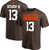 NFL Youth 8-20 Team Color Polyester Performance Mainliner Player Name and Number Jersey T-Shirt  Large 14 16 Odell Beckham Jr Cleveland Browns Brown