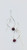 Ruby Argentium Sterling Silver Harmony July Birthstone Earrings