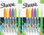 Sharpie 1860443 Neon Permanent Markers Fine Point Assorted Colors 5 Count - 2 Pack