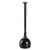 mDesign Toilet Plunger and Holder Capsule for Bathroom Storage - Black