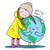 Vijk kor There is NO Planet B Stickers  3 Pcs Pack