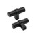 goldenwarm Bar Knobs T Knobs 5 Pack Matte Black Cabinet Knobs - LST16BK Flat Black Drawer Knobs Kitchen Cabinet Hardware Dresser Knobs 2 inch  Overall Length