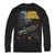 Mens Star Wars Millennium Falcon Battle Long Sleeve Shirt - Black - X Large