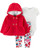 Carters Baby Girls 3-Piece Cardigan Sets  Newborn Red
