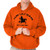 Brisco Brands Camp Half Blood Greek Mythology Hoodie Sweatshirt Women Men Orange