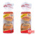 Josephs Low Carb MINI Pita Bread 2-Pack Flax Oat Bran and Whole Wheat 5g Carbs Per Serving  8 Per Pack 16 MINI Pita Breads Total
