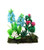 Melody Jane Dollhouse Blue Hyacinths  and  Roses Flowers in Ground Soil Grass Garden Accessory