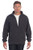 Gioberti Mens Full Zip Polar Fleece Jacket Heather Charcoal Medium