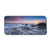Lunarable English Countryside Computer Mouse Pad Sunset at Finnygook Beach with Foaming Waves and Rocks in Sand Rectangle Non-Slip Rubber Mousepad X-Large 35 inch  x 15 inch  Gaming Size Multicolor