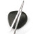 Long Hammered Bar Earrings in Sterling Silver Designer Handmade