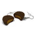 Handmade Peanut Butter Cup Hypoallergenic Dangle Earrings