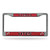 Utah Runnin Utes NCAA Sparkly Glitter Bling Look Chrome License Plate Frame