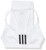adidas Womens All Me 3-Stripes Mesh AEROREADY Training Pilates Yoga Light Support Workout Bra White Black Large