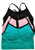 ToBeInStyle Womens 3 Pack Intricate Long Line Racerback Bralette - S M