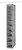 Whitmor Hanging Shoe Shelves - 8 Section - Closet Organizer - Grey