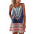 Hotkey Womens Summer Dress Sleeveless Boho Floral Print Mini Tank Dress Plus Size Beach Casual Sundress Short Dress