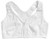 EasyComforts Style Front Zip Mesh Back Bra White 44 D E