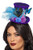 Smiffys 48887 Mad Hatter Mini Feather Hat Women Purple