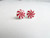 Christmas Peppermint Candy Stud earrings