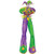 Jointed Mardi Gras Figure Party Accessory  1 count   1 Pkg